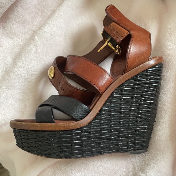 Louis Vuitton Wedge Sandals size 37 - Picture 3 of 12